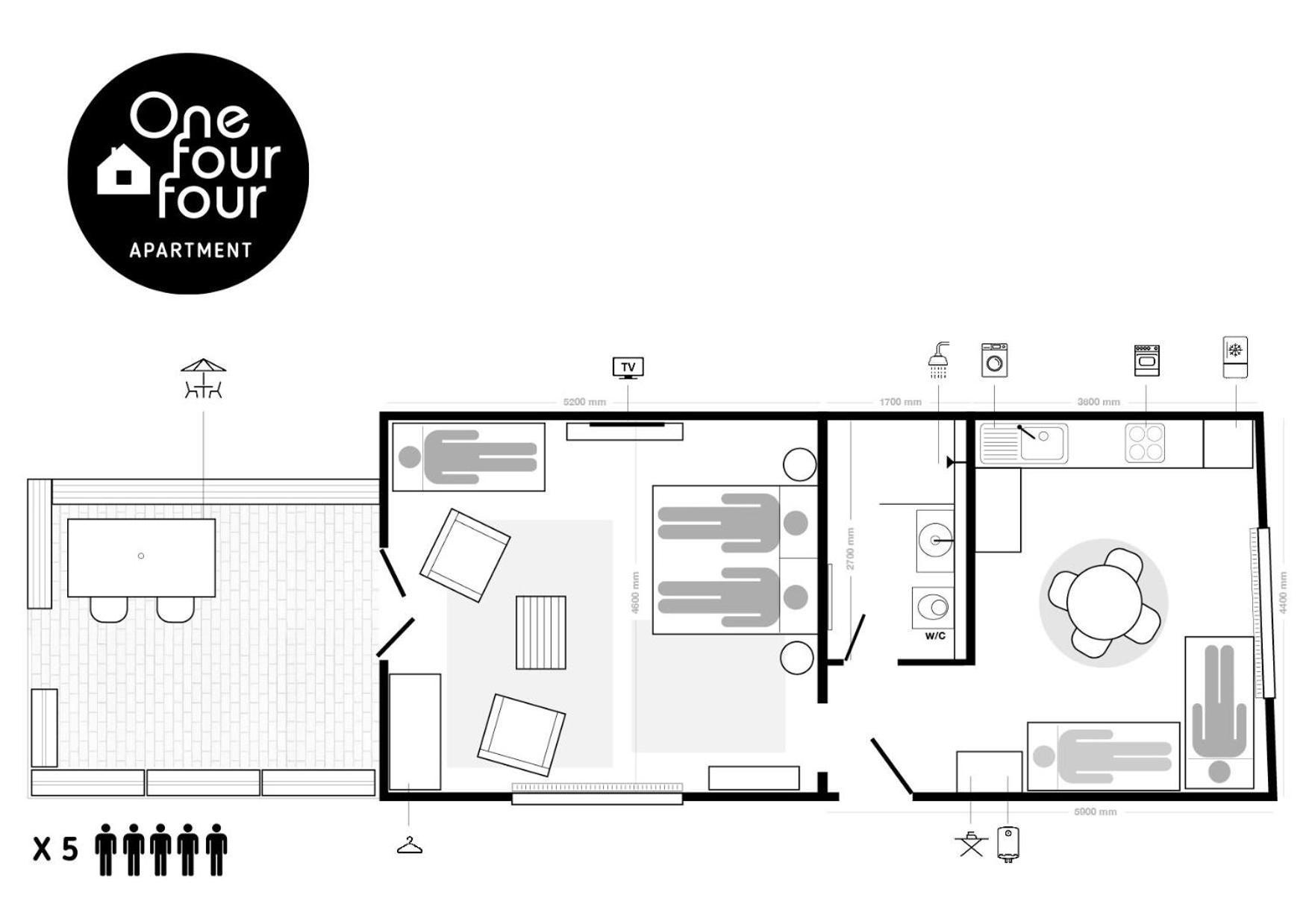 Onefourfour Apartment Brandýs nad Labem-Stará Boleslav Eksteriør bilde